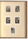 Druckgrafiken von Josef Axmann, Der Orientale; Der Dieb; Diverse Figuren, Inv. Nr.: Deutsch nac…