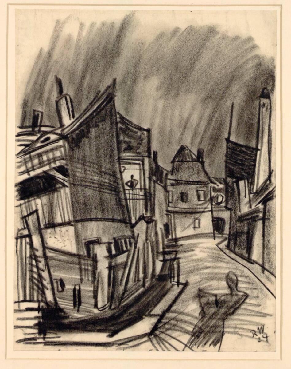 Rudolf Wacker, Strasse in Lindau, Inv. Nr.: 23685