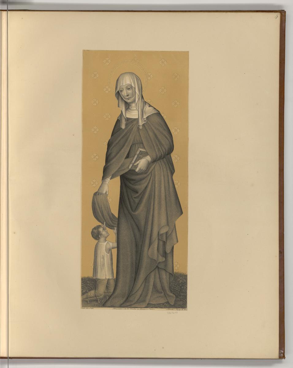 Lithografien von Johann Nepomuk Strixner, Hl. Elisabeth, Inv. Nr.: Deutsch nach Sektionen II/1,…