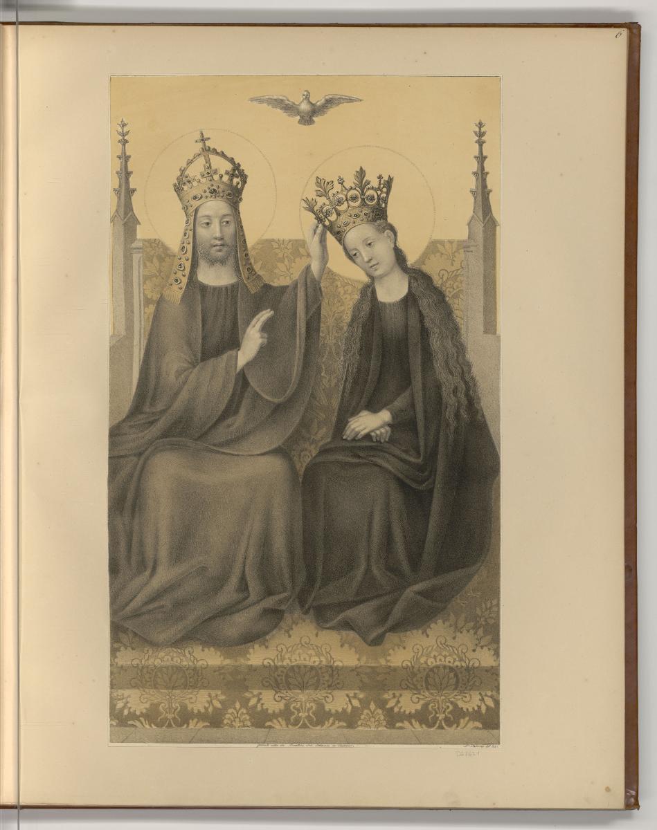 Lithografien von Johann Nepomuk Strixner, Marienkrönung, Inv. Nr.: Deutsch nach Sektionen II/1,…
