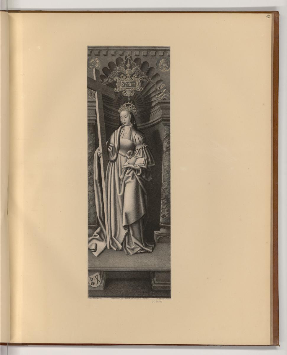 Lithografien von Johann Nepomuk Strixner, Hl. Helena, Inv. Nr.: Deutsch nach Sektionen II/2, D/…