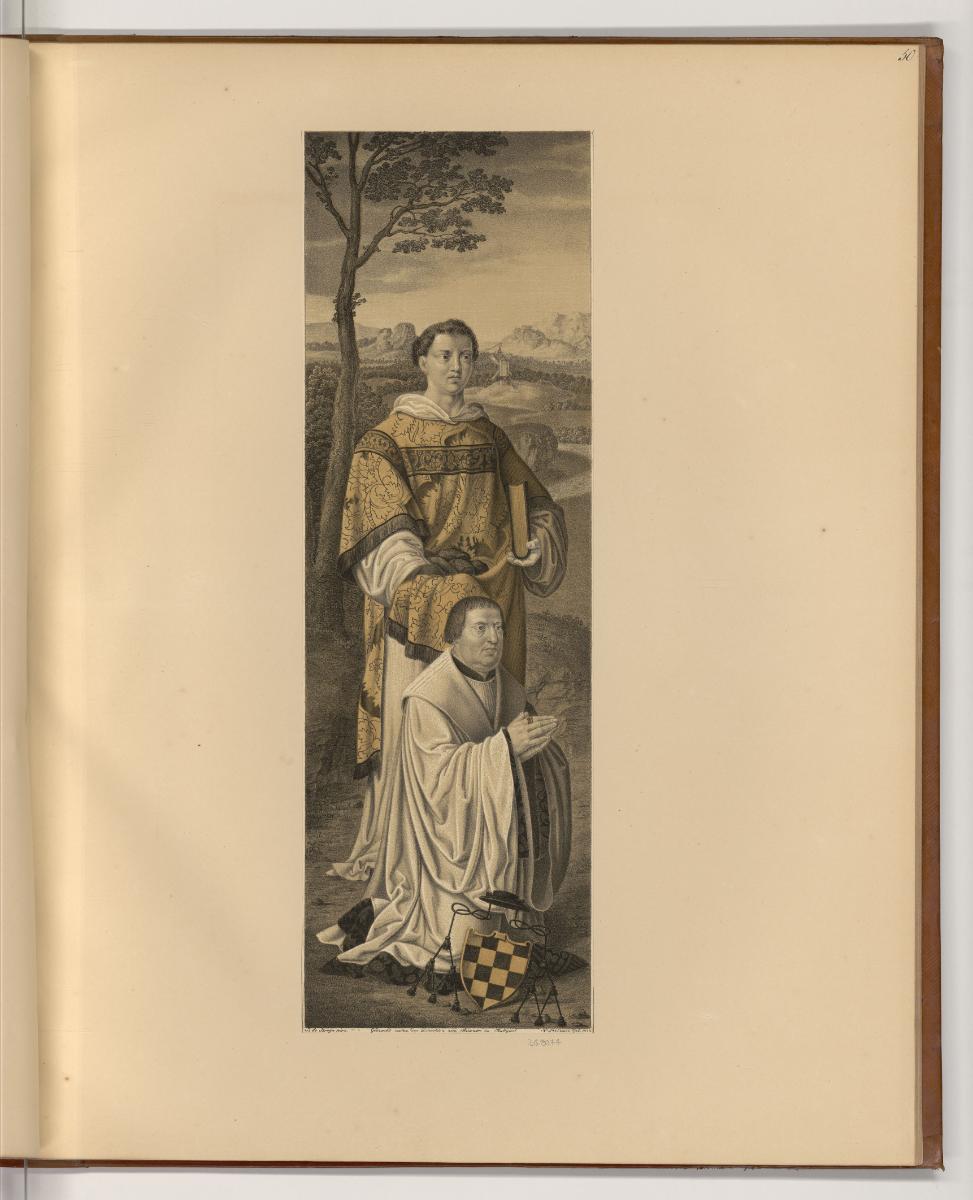 Lithografien von Johann Nepomuk Strixner, Hl. Stephan, Inv. Nr.: Deutsch nach Sektionen II/2, D…