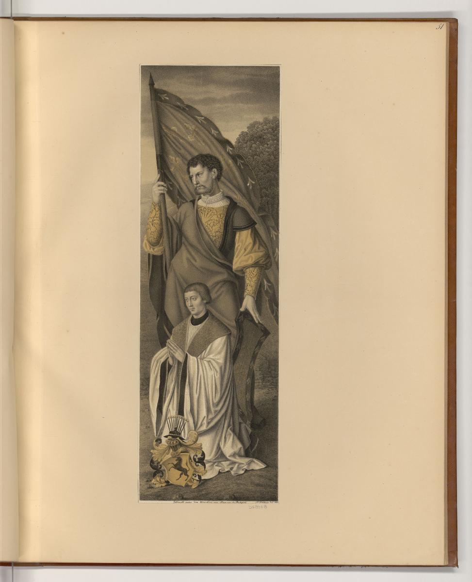 Lithografien von Johann Nepomuk Strixner, Hl. Gereon, Inv. Nr.: Deutsch nach Sektionen II/2, D/…