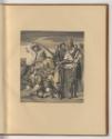 Lithografien von Johann Nepomuk Strixner, Tod des hl. Ewald, Inv. Nr.: Deutsch nach Sektionen I…