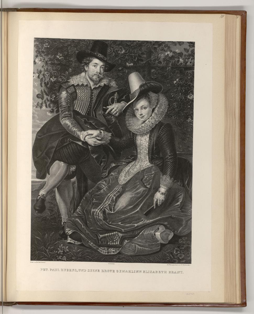 Galeriewerk aus der königlichen Sammlung von München und Schleißheim, Rubens und Isabella Brant…