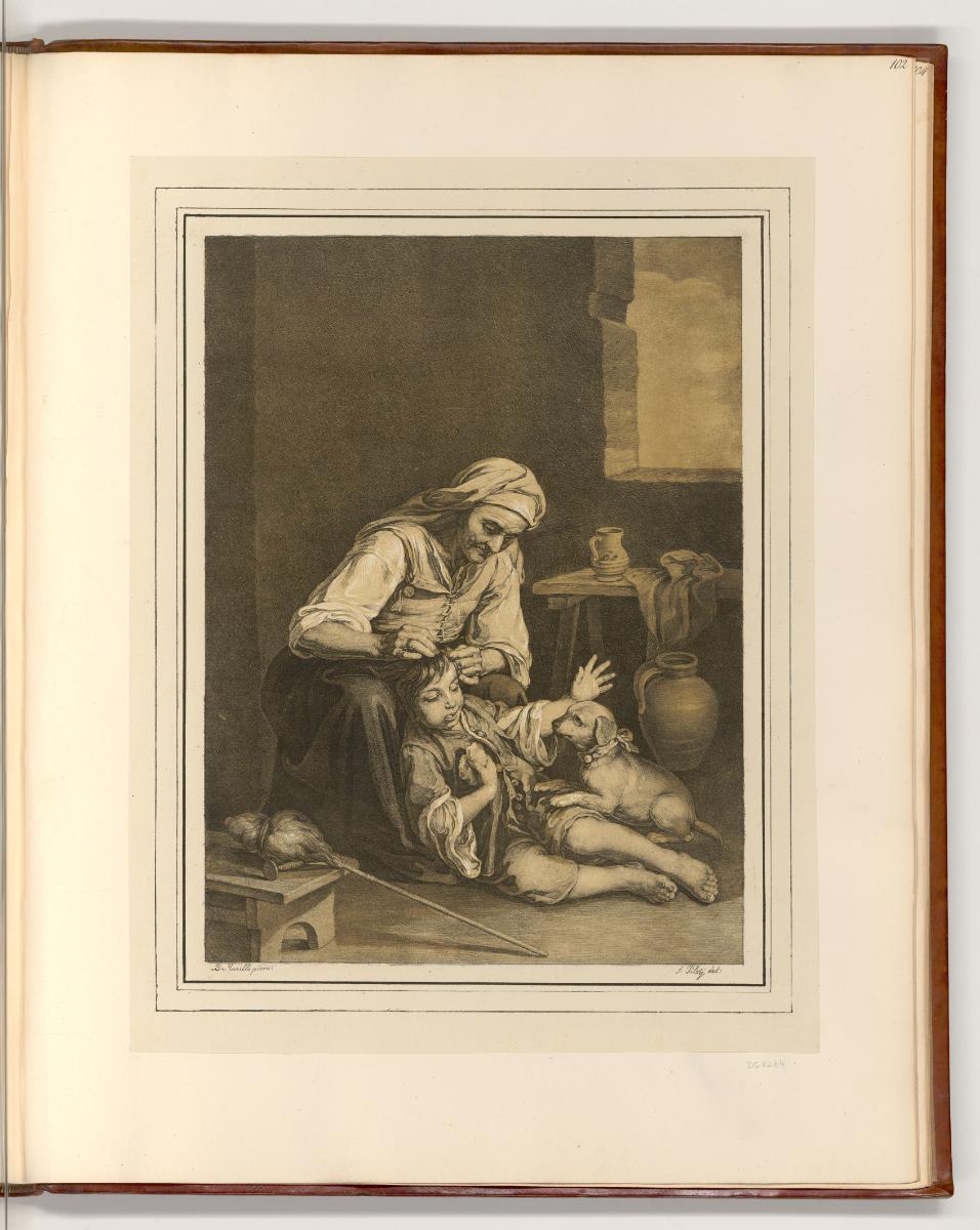 Galeriewerk aus der königlichen Sammlung von München und Schleißheim, Häusliche Toilette, Inv. …