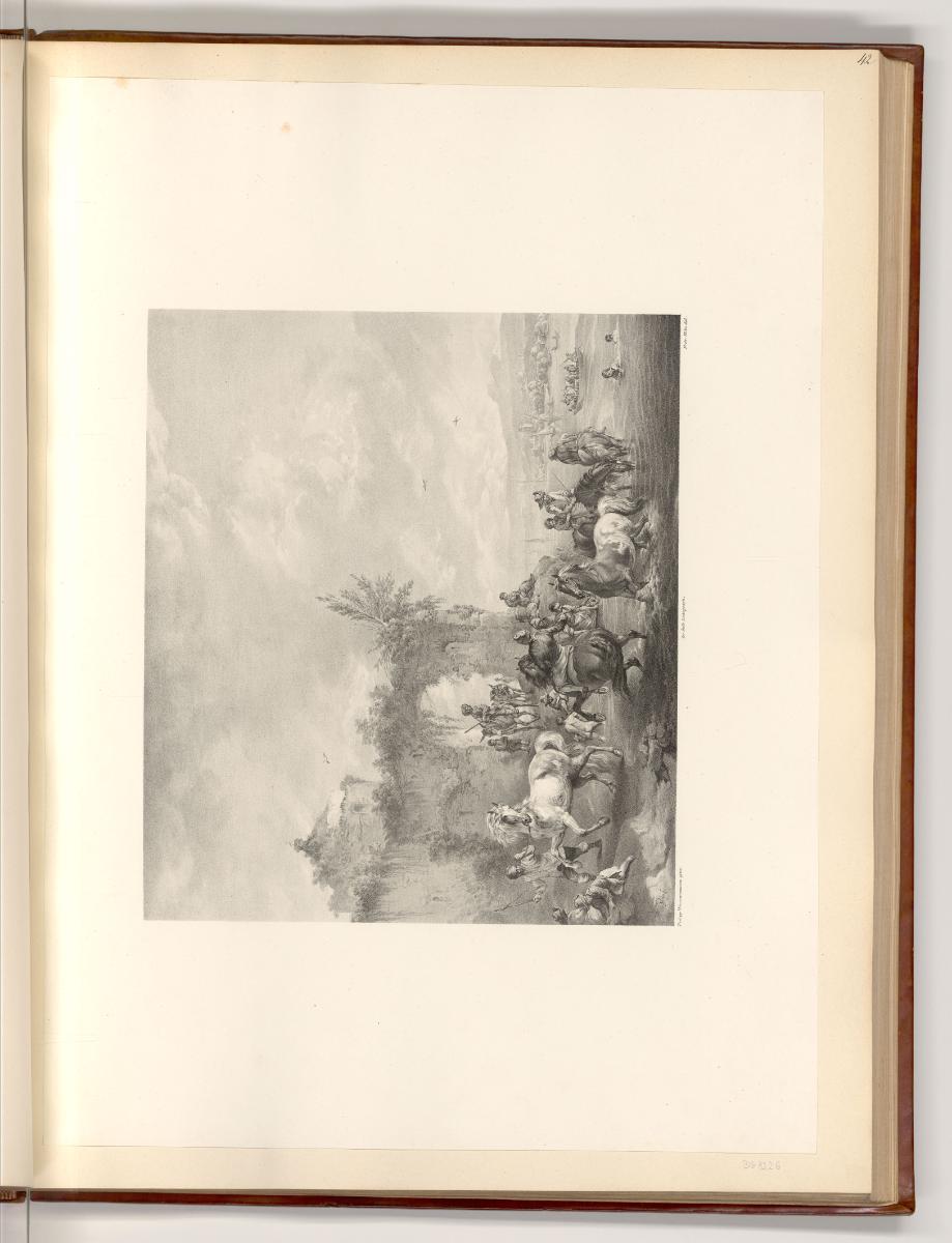 Galeriewerk aus der königlichen Sammlung von München und Schleißheim, Pferdeschwemme, Inv. Nr.:…
