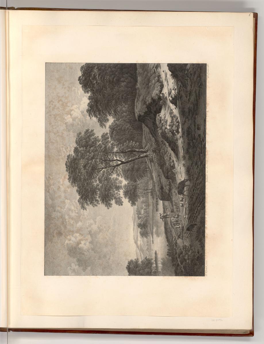 Galeriewerk aus der königlichen Sammlung von München und Schleißheim, Landschaft mit Hirten, In…