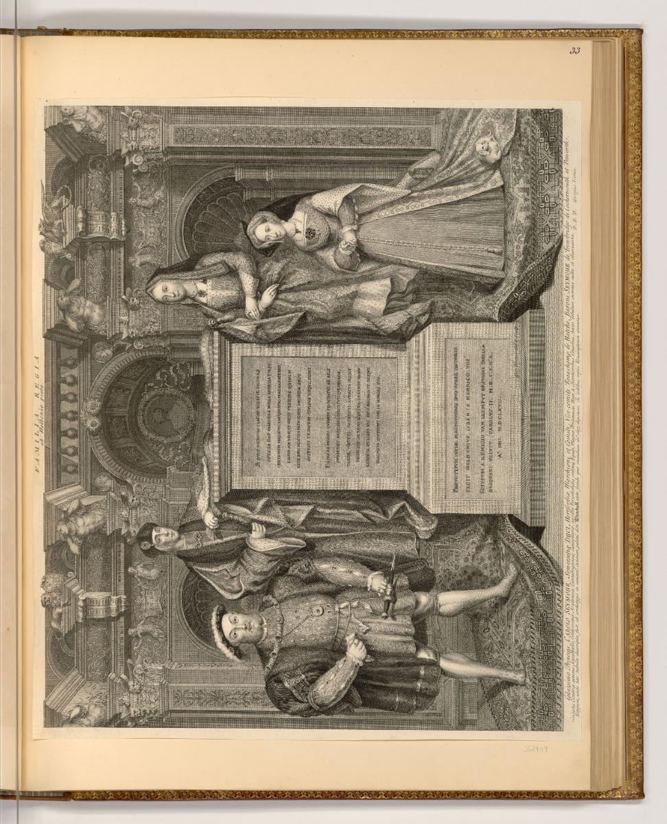 Druckgrafiken nach Werken von Hans Holbein d. J., Familia Regia, Inv. Nr.: Deutsch nach Sektion…