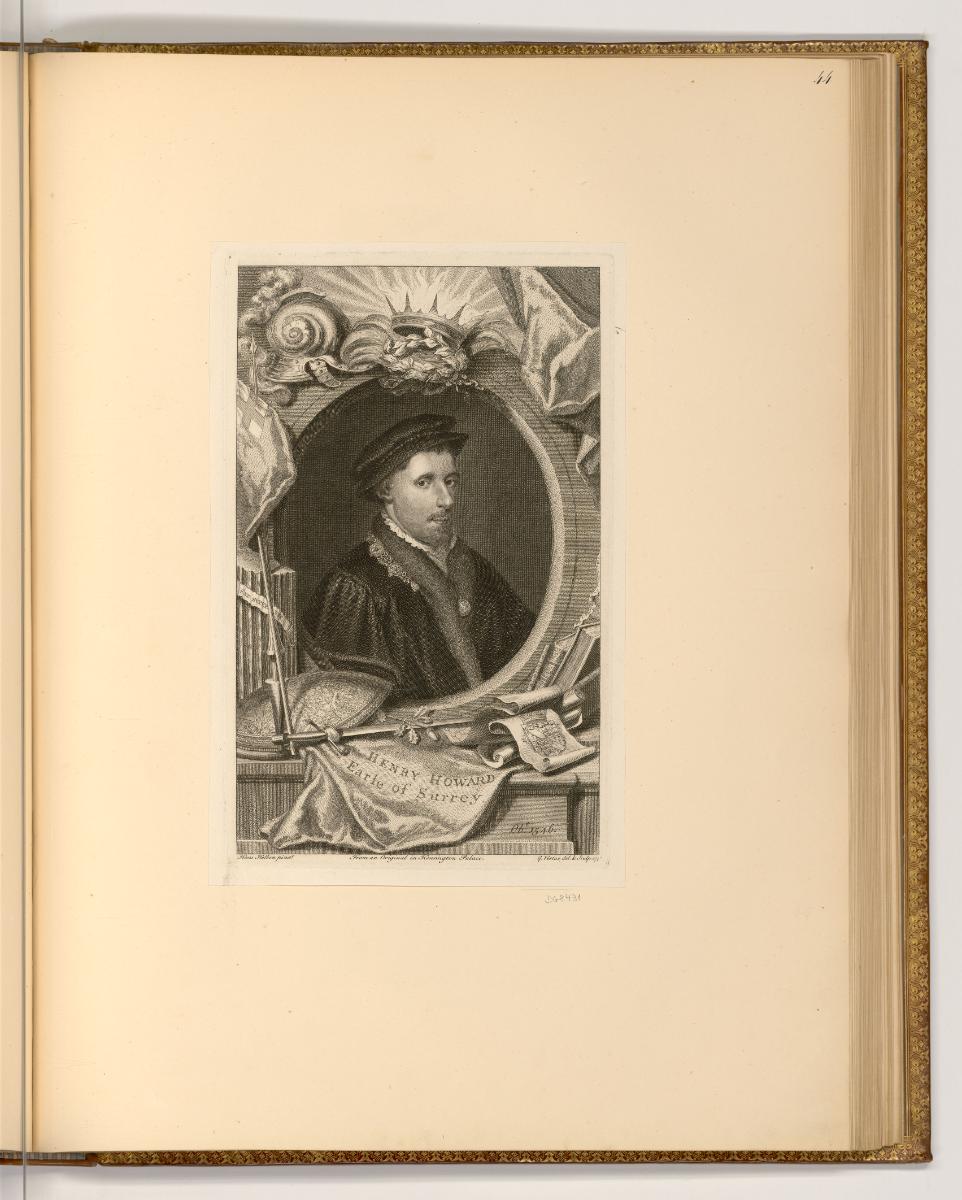 Druckgrafiken nach Werken von Hans Holbein d. J., Porträt Henry Howard, Inv. Nr.: Deutsch nach …