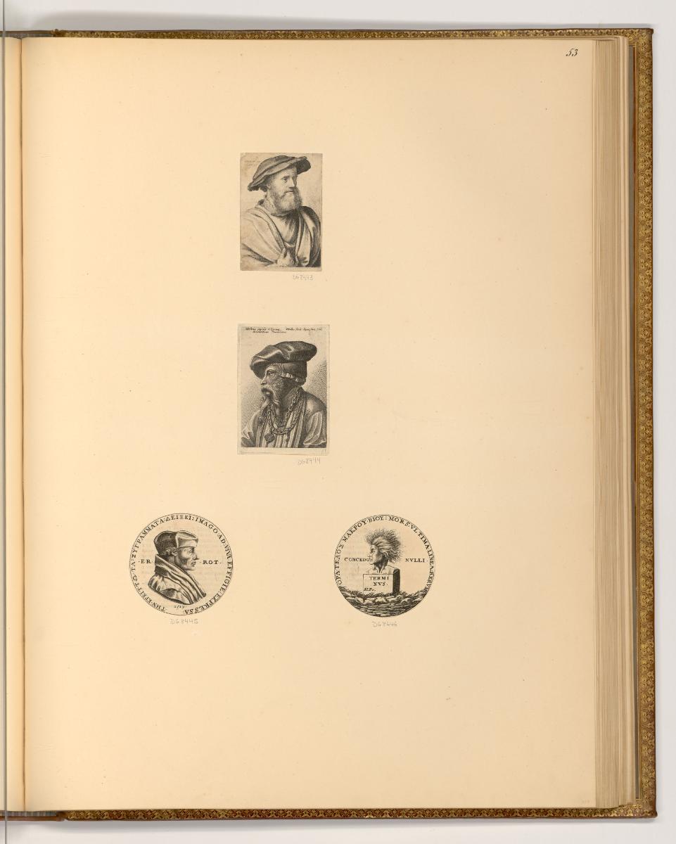 Druckgrafiken nach Werken von Hans Holbein d. J., Porträts, Inv. Nr.: Deutsch nach Sektionen II…