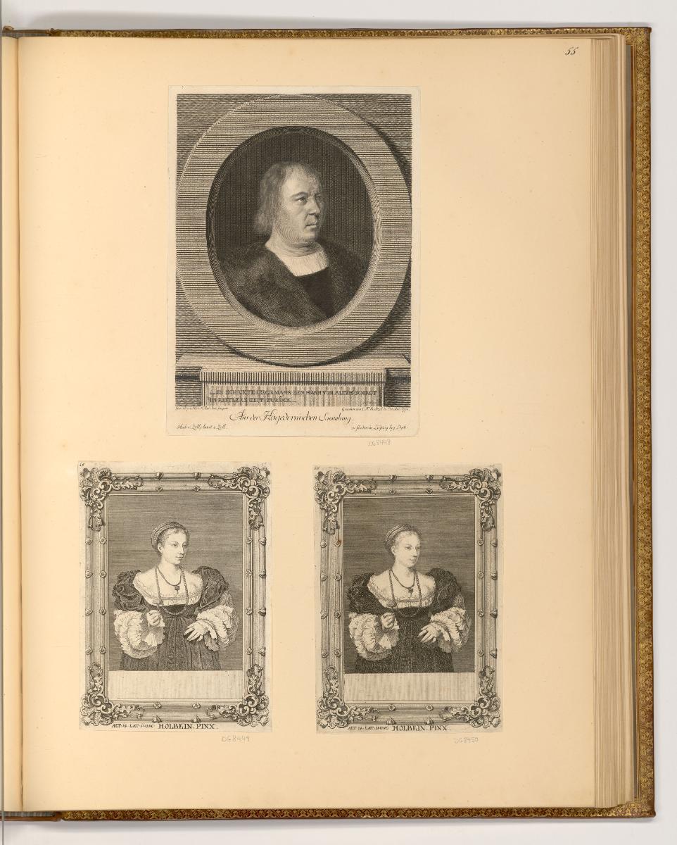 Druckgrafiken nach Werken von Hans Holbein d. J., Porträts, Inv. Nr.: Deutsch nach Sektionen II…