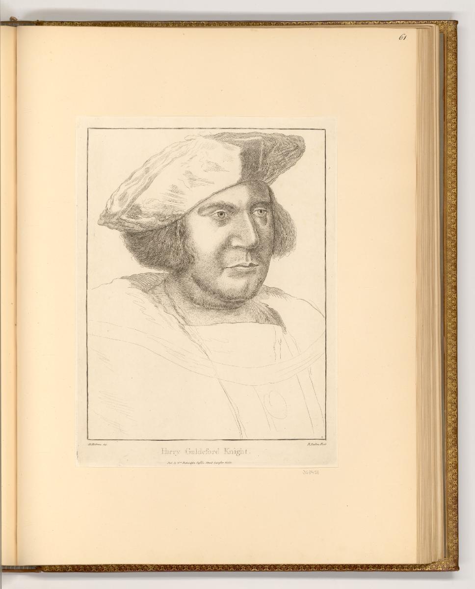 Druckgrafiken nach Werken von Hans Holbein d. J., Porträt Harry Guldeford, Knight, Inv. Nr.: De…