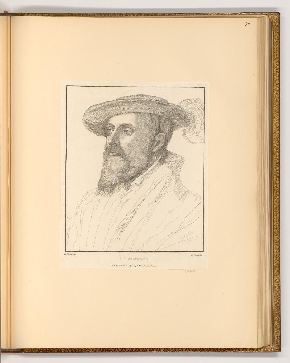 Druckgrafiken nach Werken von Hans Holbein d. J., Porträt Lord Wentworth, Inv. Nr.: Deutsch nac…