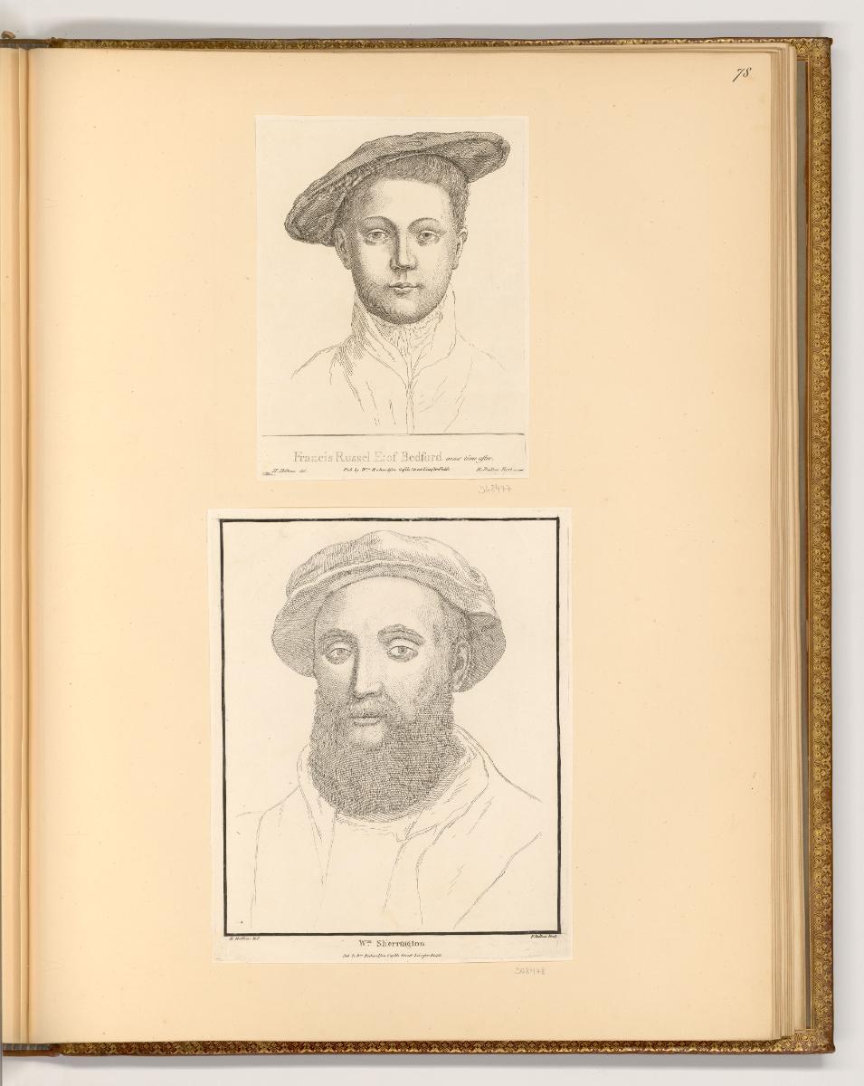 Druckgrafiken nach Werken von Hans Holbein d. J., Porträts Francis Russell, Earl of Bedford, Wi…