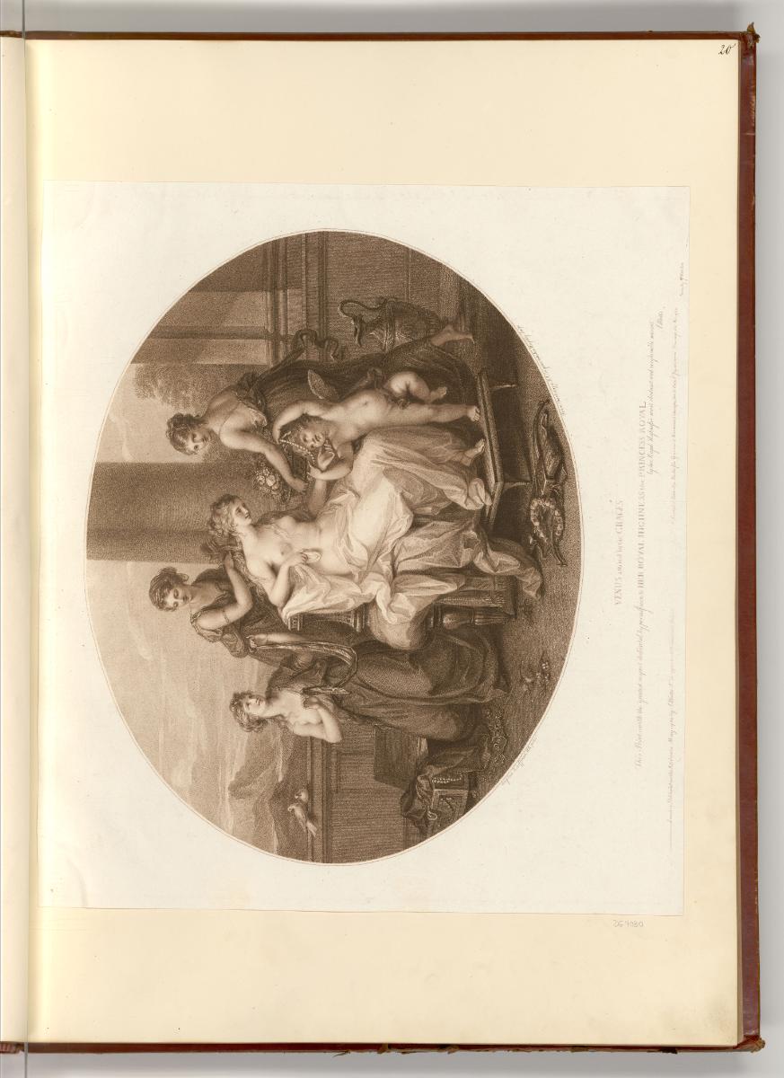 Druckgrafiken nach Werken von Angelika Kauffmann, Venus attired by the Graces, Inv. Nr.: Deutsc…
