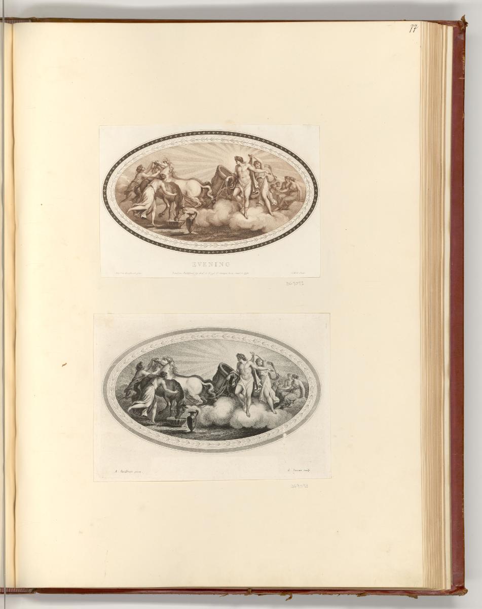 Druckgrafiken nach Werken von Angelika Kauffmann, Evening, Inv. Nr.: Deutsch nach Sektionen II/…