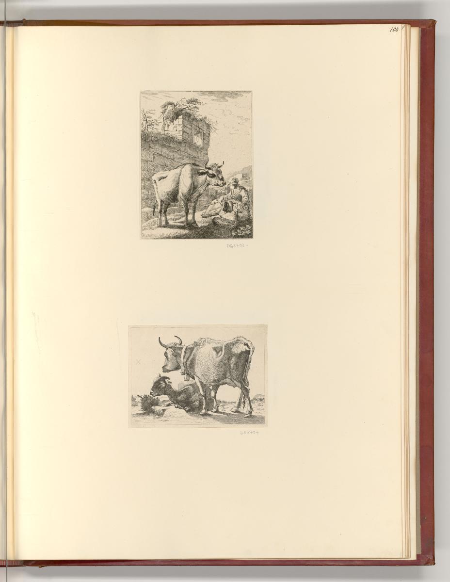Druckgrafiken nach Werken von Johann Heinrich Roos, Nutztiere, Inv. Nr.: Deutsch nach Sektionen…