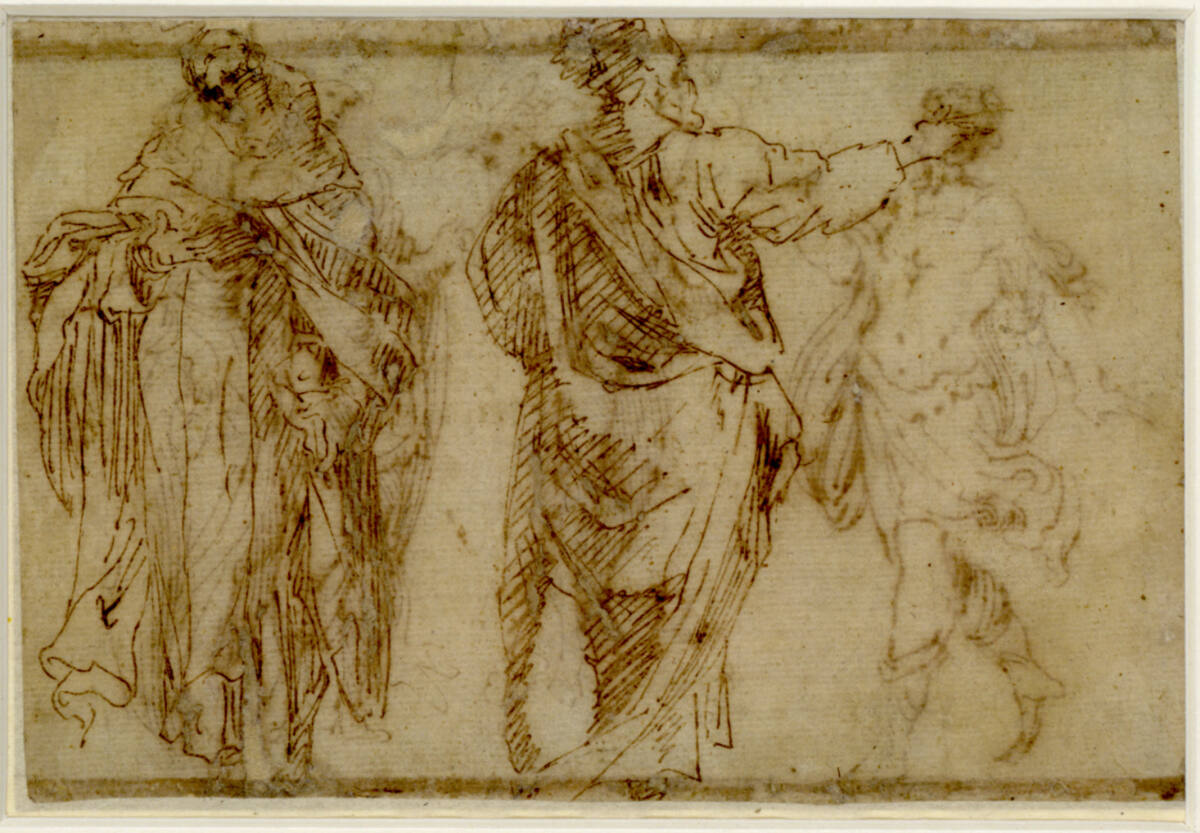 Zwei Figurenstudien, Guido Reni, 1603