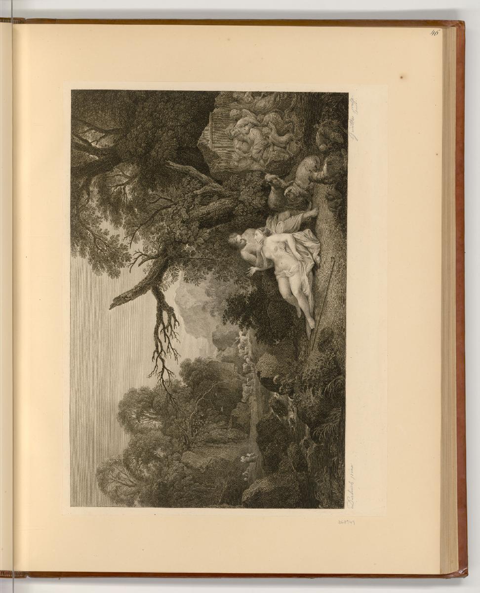 Druckgrafiken nach Werken von Christian Wilhelm Dietrich, Ein Schäfer und eine Schäferin bei ei…