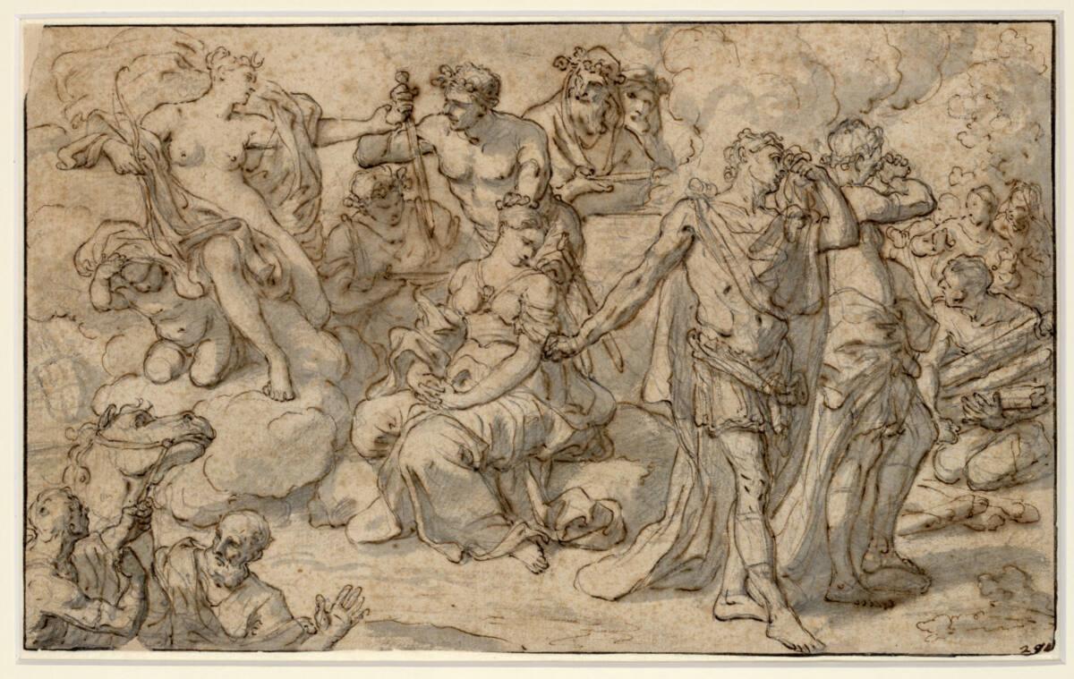 Francesco de Mura, Opferung der Iphigenie, Inv. Nr.: 23784