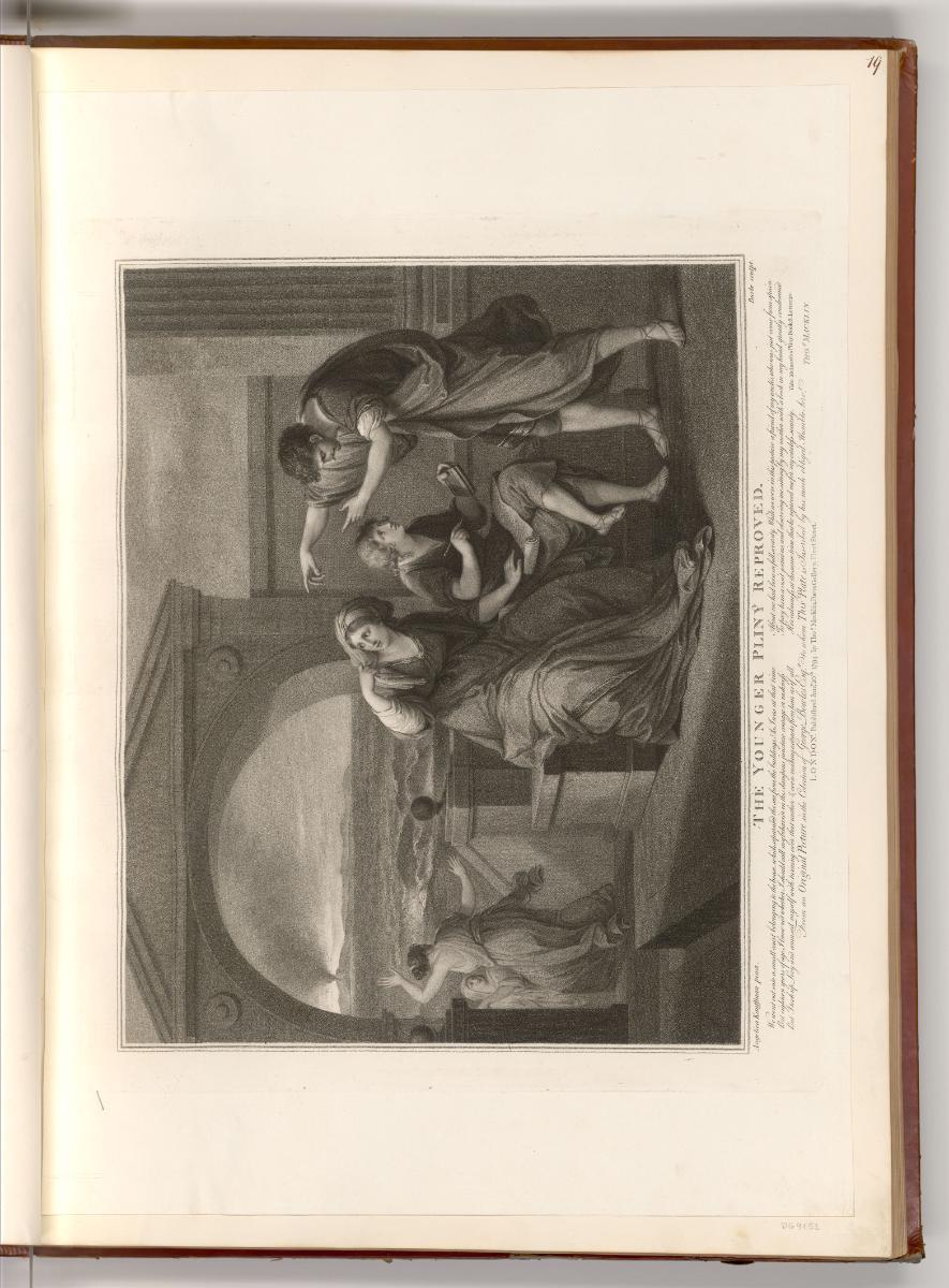 Druckgrafiken nach Werken von Angelika Kauffmann, The younger Pliny reproved, Inv. Nr.: Deutsch…