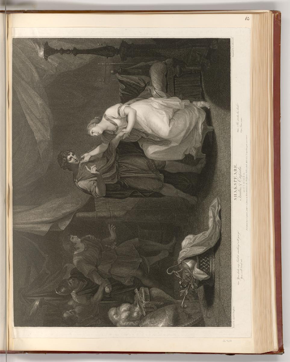 Druckgrafiken nach Werken von Angelika Kauffmann, Shakespeare. Troilus und Cressida, Inv. Nr.: …