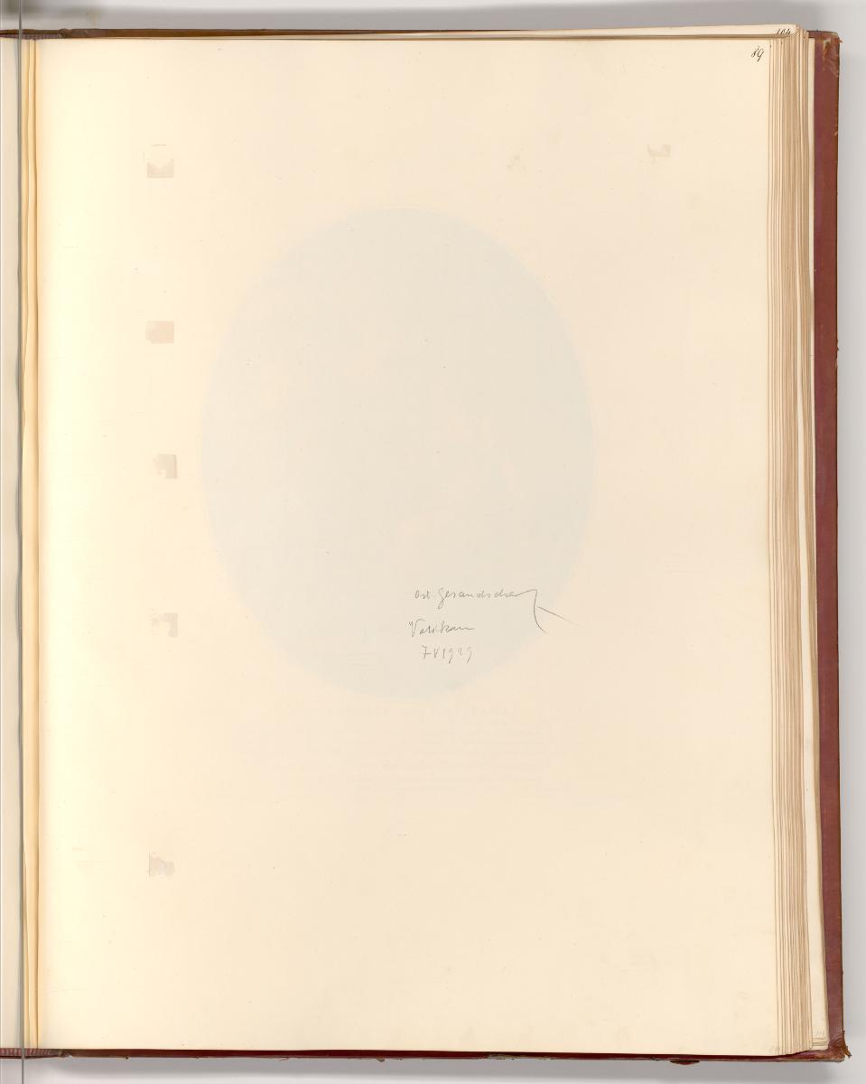 Druckgrafiken nach Werken von Angelika Kauffmann, Leerseite durch Entnahme, Inv. Nr.: Deutsch n…