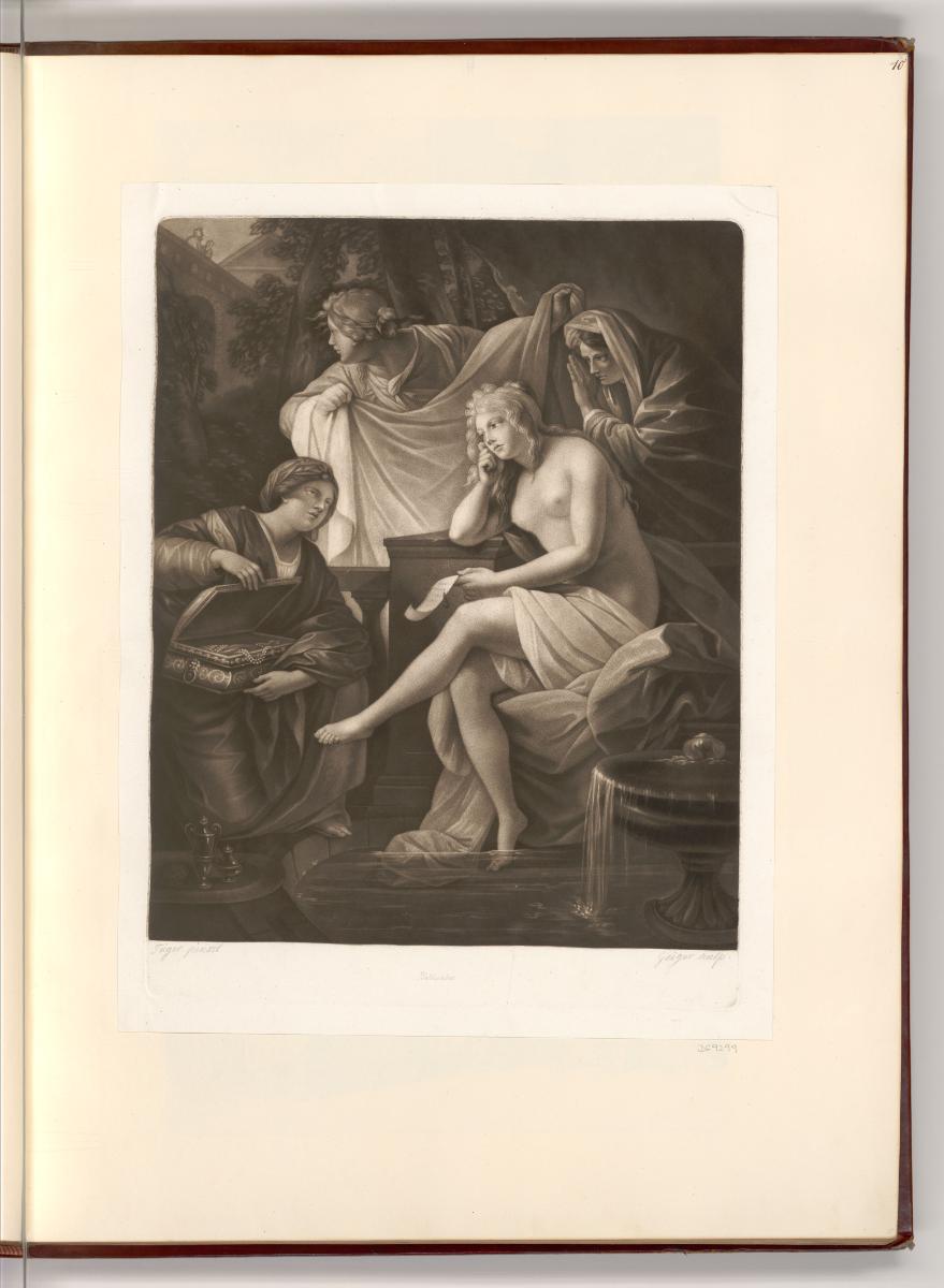 Druckgrafiken nach Werken von Heinrich Friedrich Füger, Bathseba, Inv. Nr.: Deutsch nach Sektio…