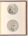 Druckgrafiken nach Werken von Heinrich Friedrich Füger, Personifikationen, Theologia, Jus (Rund…