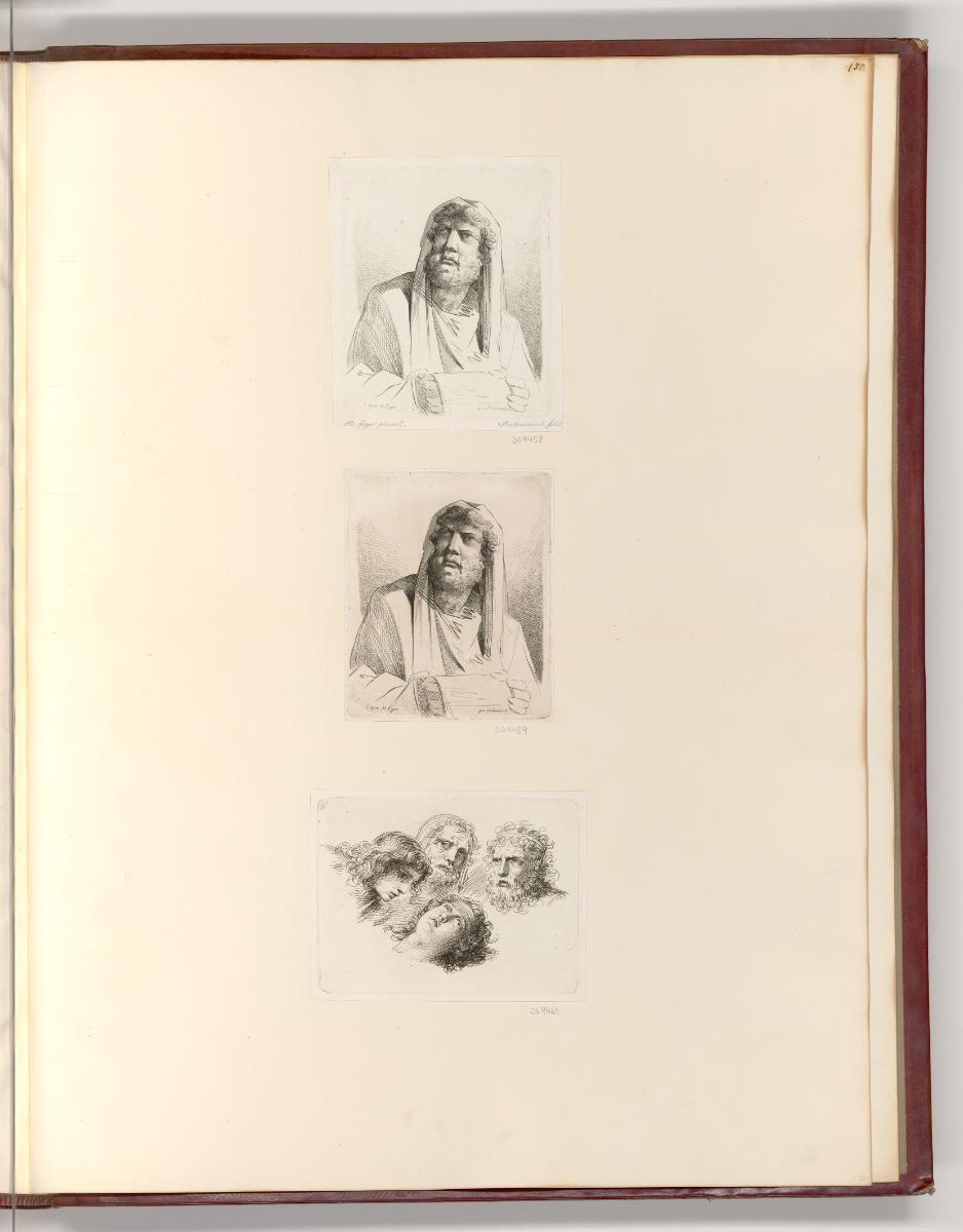 Druckgrafiken nach Werken von Heinrich Friedrich Füger, Köpfe, Inv. Nr.: Deutsch nach Sektionen…
