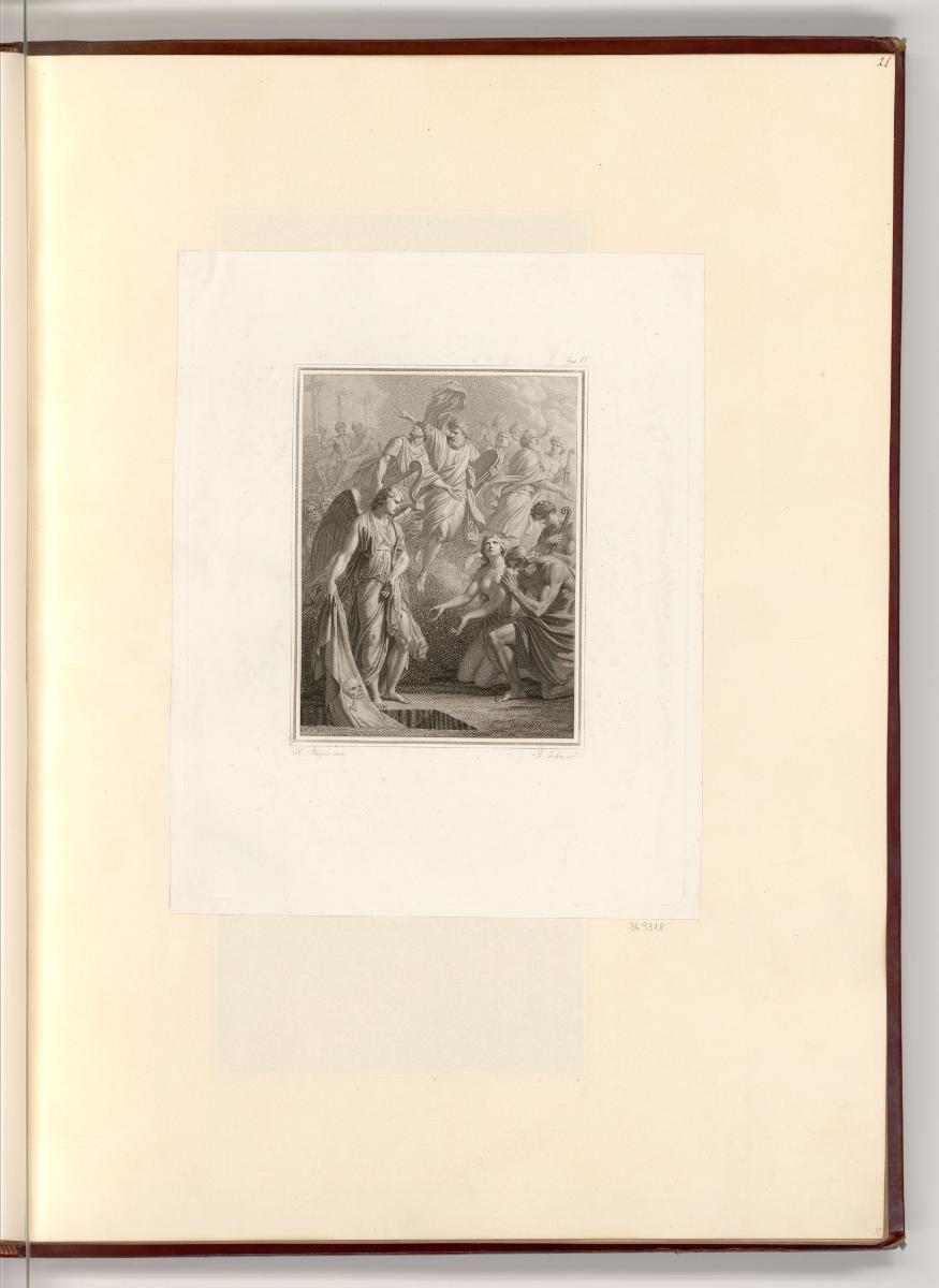 Druckgrafiken nach Werken von Heinrich Friedrich Füger, Der Messias (Buchillustration), Inv. Nr…