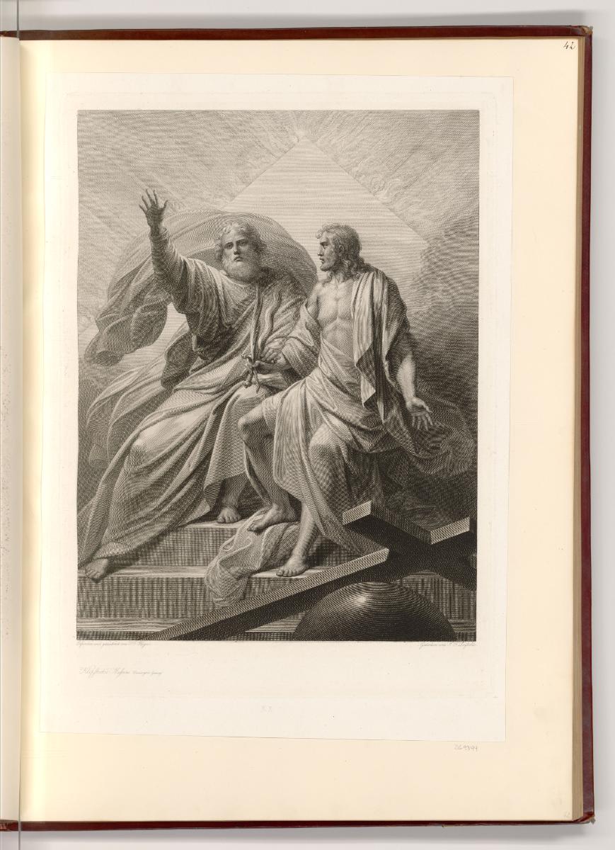 Druckgrafiken nach Werken von Heinrich Friedrich Füger, Der Messias (Buchillustration), Inv. Nr…
