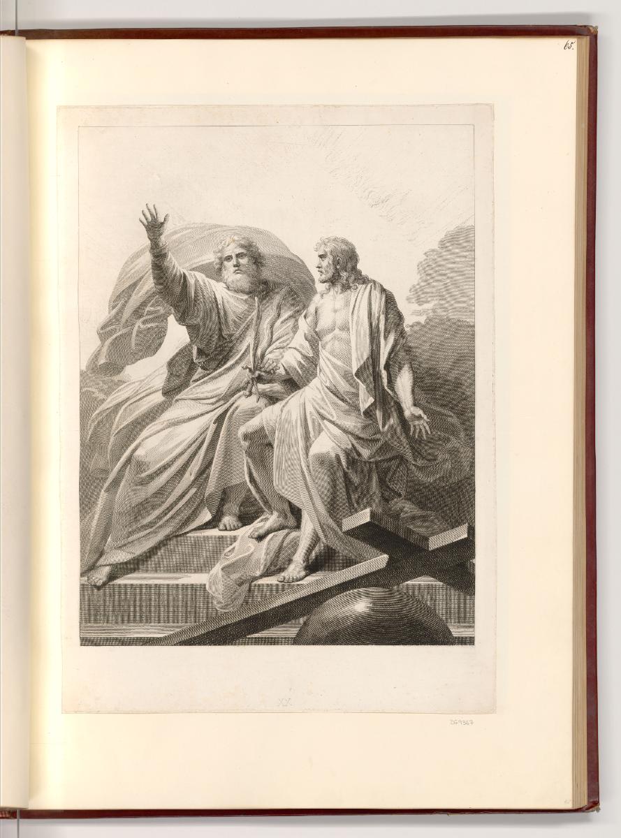 Druckgrafiken nach Werken von Heinrich Friedrich Füger, Der Messias (Buchillustration), Inv. Nr…