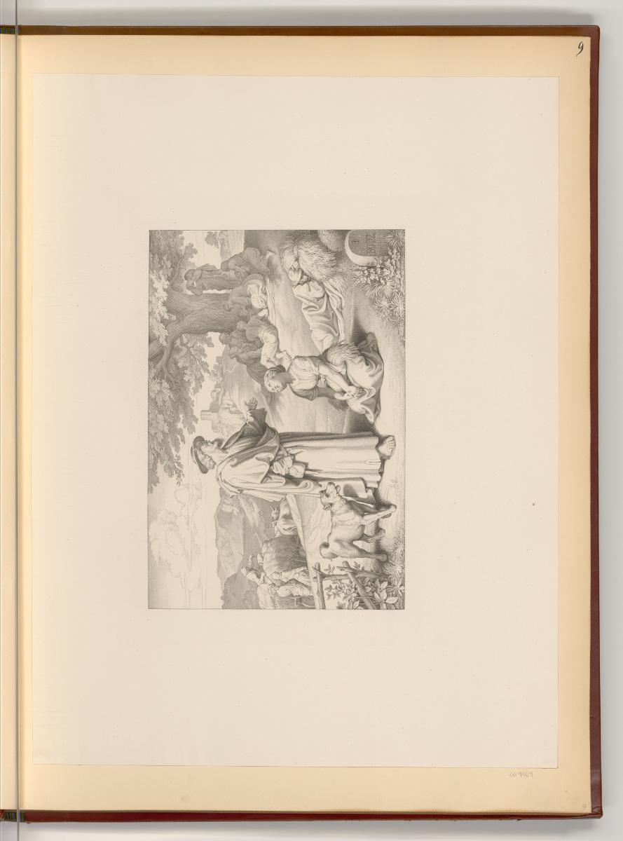 Druckgrafiken nach Werken von Joseph von Führich, Das Buch Ruth, Inv. Nr.: Deutsch nach Sektion…