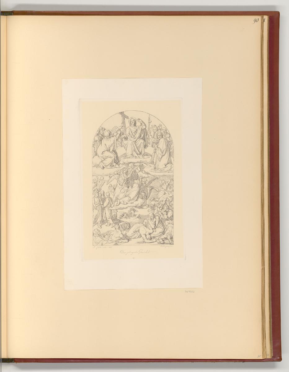 Druckgrafiken nach Werken von Joseph von Führich, Das Jüngste Gericht, Inv. Nr.: Deutsch nach S…