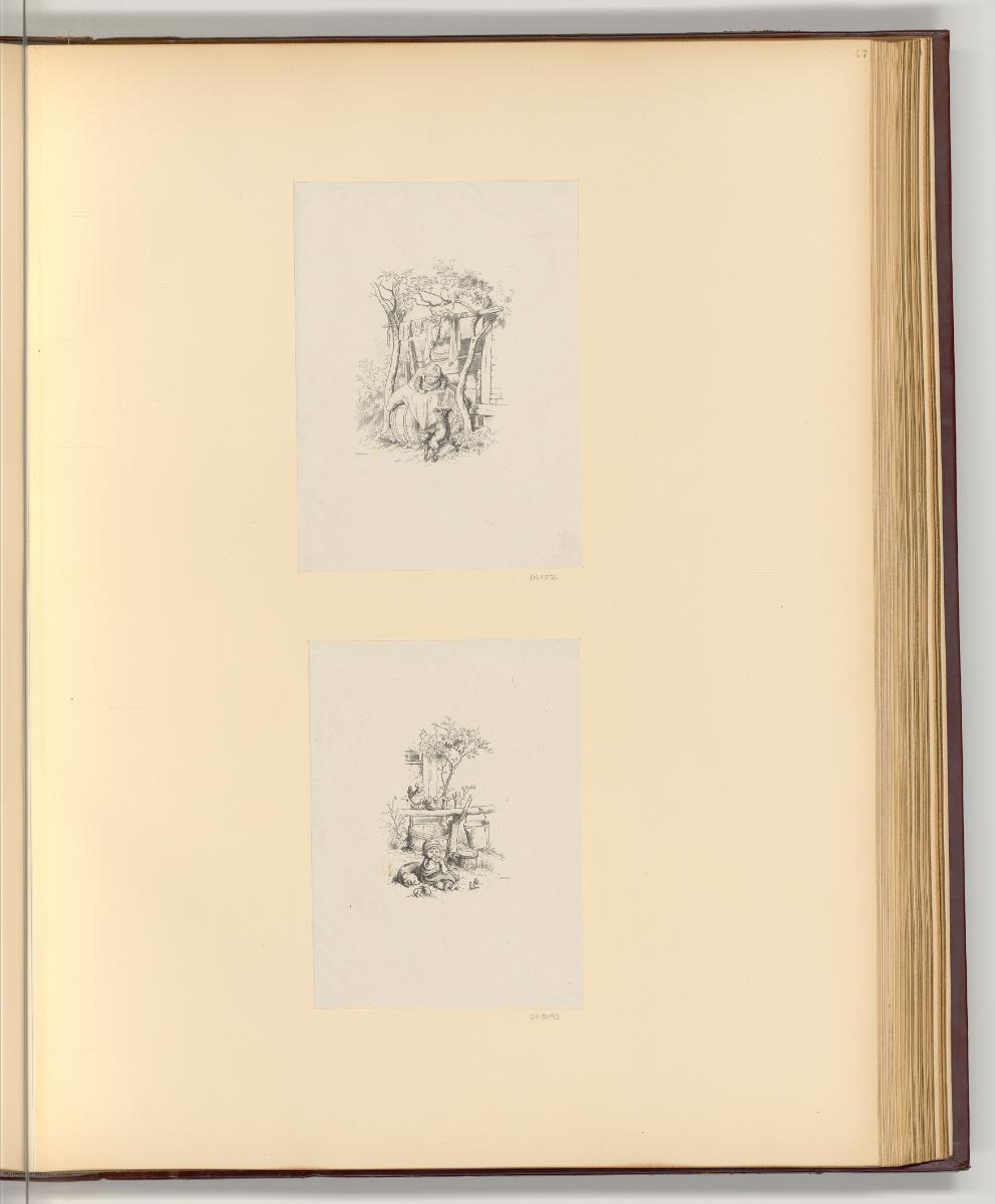 Holzstiche von Carl Hermann Günther nach Werken von Oscar Pletsch, Szenen mit Kindern, Inv. Nr.…