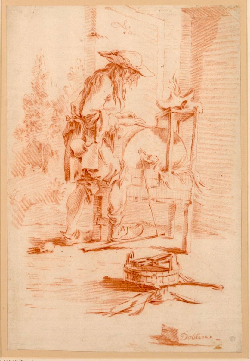 N. Dobler, Scherenschleifer, Inv. Nr.: 23826