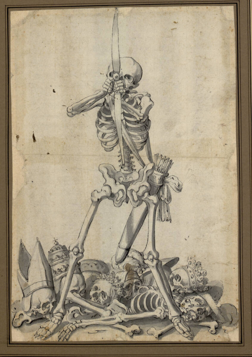 Der Triumph des Todes (Scheibenriss?)