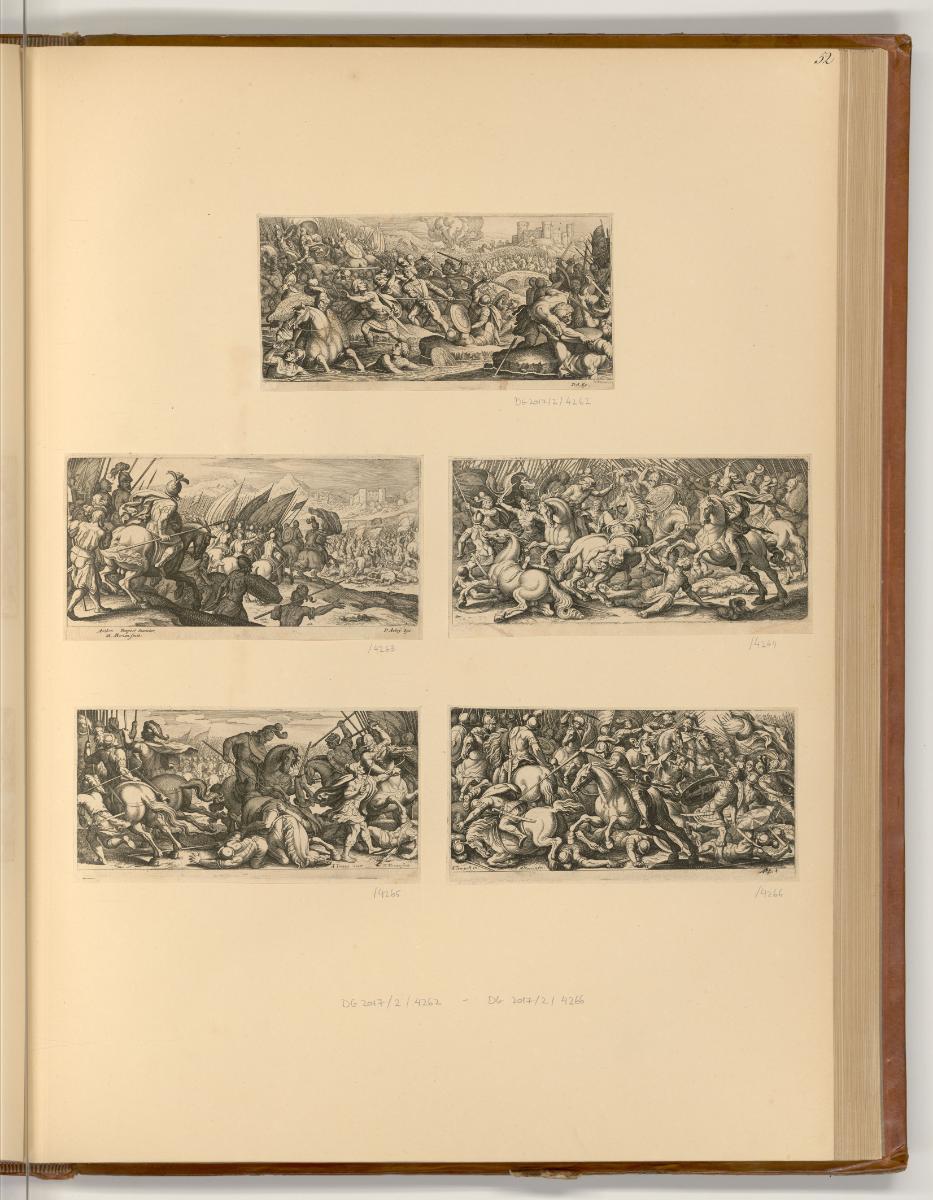 Radierungen von Matthäus Merian d. Ä., Schlachtenszenen, Inv. Nr.: Deutsch nach Sektionen III/2…