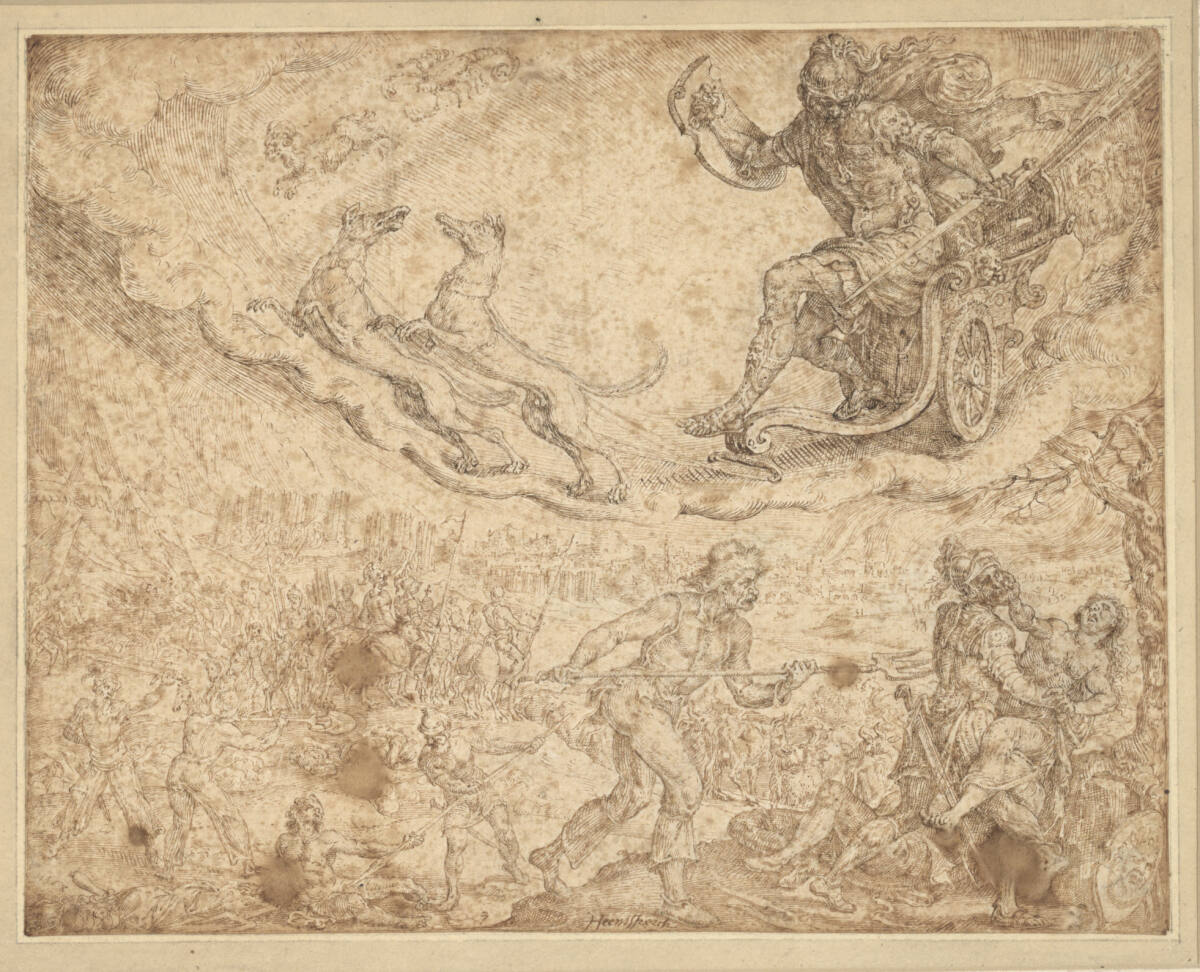 Planetenbild des Mars, Maarten van Heemskerck, 1568