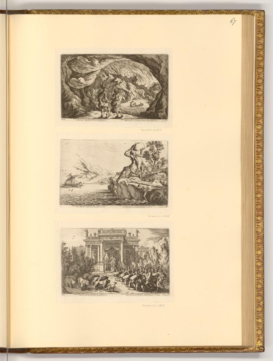 Radierungen von Johann Wilhelm Baur, Die Metamorphosen (Buchillustration), Inv. Nr.: Deutsch na…
