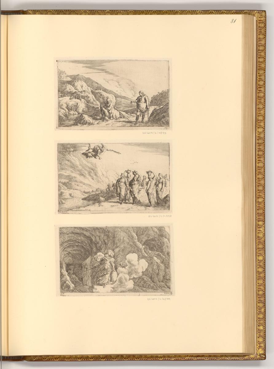 Radierungen von Johann Wilhelm Baur, Die Metamorphosen (Buchillustration), Inv. Nr.: Deutsch na…