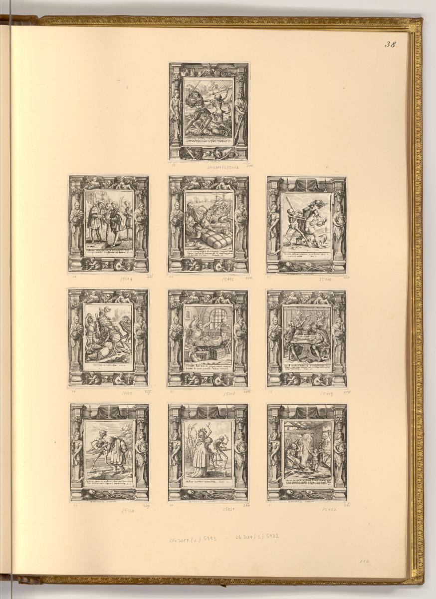 Radierungen von Wenzel Hollar, Totentanz, Inv. Nr.: Deutsch nach Sektionen III/5, D/III/5/38