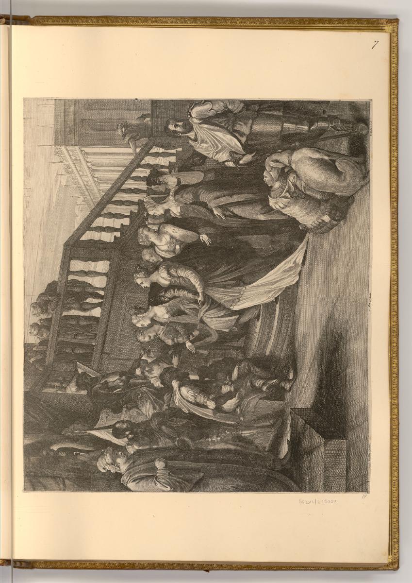 Radierungen von Wenzel Hollar, Esther vor Ahasuerus, Inv. Nr.: Deutsch nach Sektionen III/5, D/…