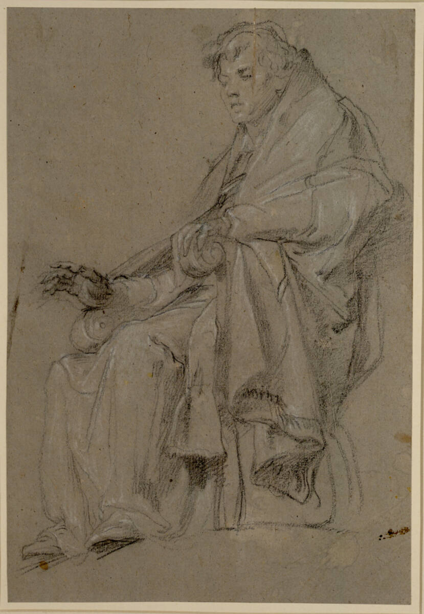Thronende Figur Papst Leo X., Baldassare Franceschini, gen. il Volterrano, 1636