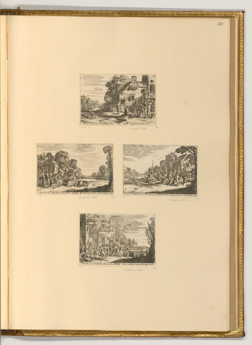 Radierungen von Wenzel Hollar, Die Jahreszeiten, Inv. Nr.: Deutsch nach Sektionen III/6, D/III/…