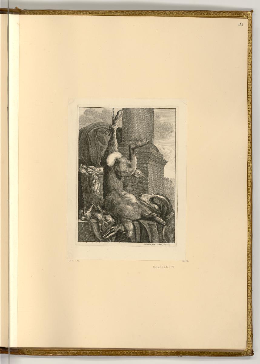 Radierungen von Wenzel Hollar, Jagdstillleben, Inv. Nr.: Deutsch nach Sektionen III/6, D/III/6/…