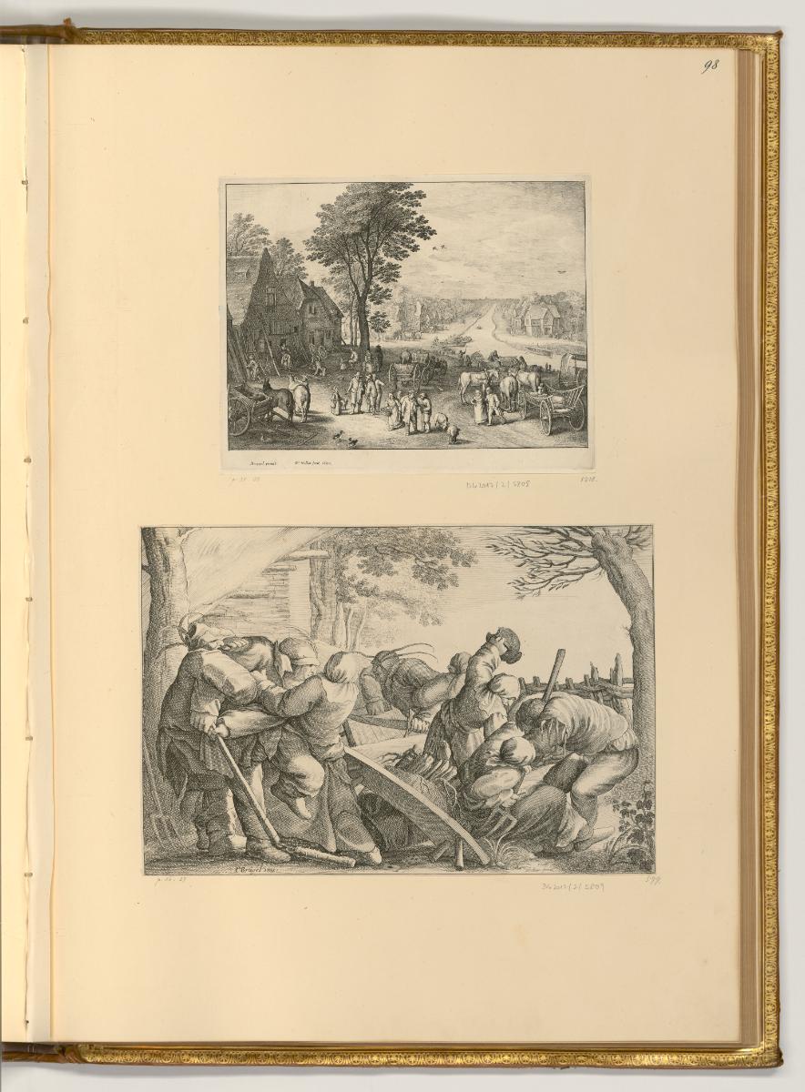 Radierungen von Wenzel Hollar, Ländliche Szenen, Inv. Nr.: Deutsch nach Sektionen III/6, D/III/…