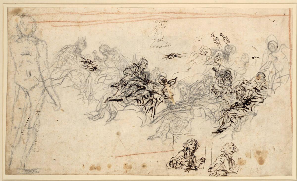 Baldassare Franceschini, gen. il Volterrano, Studienblatt. Propheten und Frauen des Alten Testa…